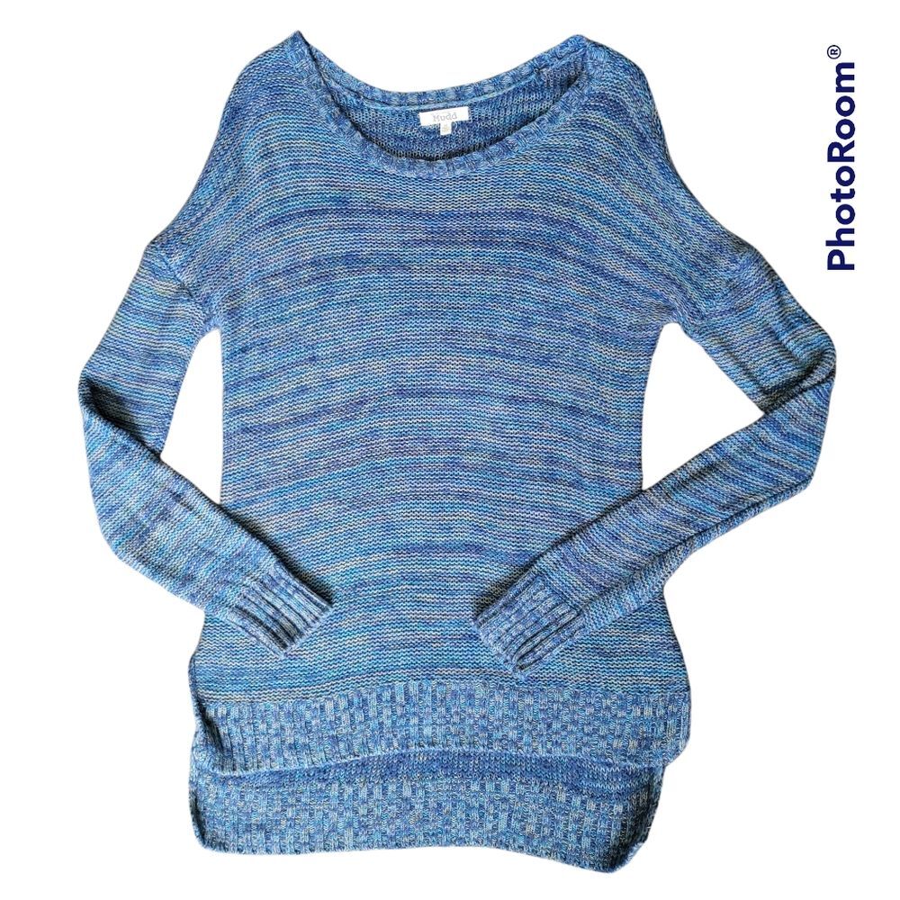 MUDD DARK BLUE CREWNECK SWEATER - M